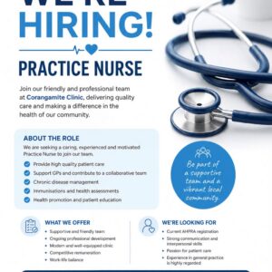 Practice Nurse Vacnacy